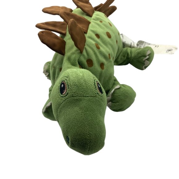 Ikea Jattelik Stegosaurus Dinosaur Plush Stuffed Animal Green 20" - Picture 5 of 8
